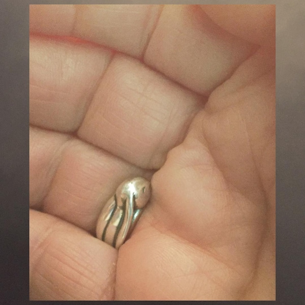 Ti amo fino alla luna e ritorno Anello da coniglietto Gioielli da coniglio in argento sterling Regali di anniversario per le donne Prima festa della mamma