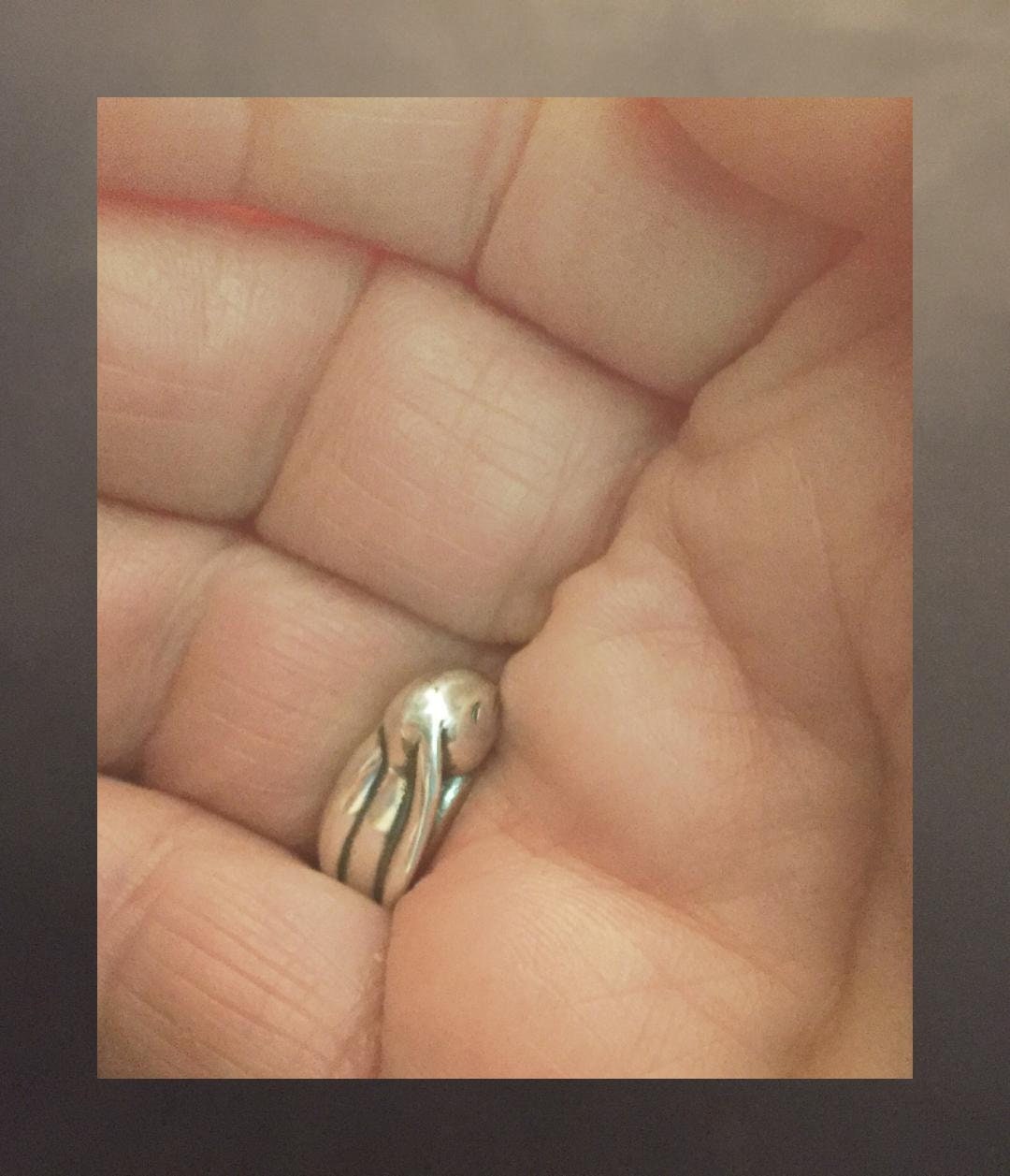 I Love You to the Moon & Back Bunny Ring Rabbit Jewelry Sterling Silver Anniversary Gifts for Women First Mothers Day
