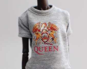 Fashion Royalty FR2 Barbie  gray tshirt t-shirt t shirt with print Queen