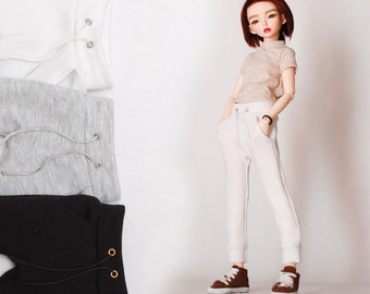 Handmade Doll Joggers: MSD Minifee A-Line, 1/4 Scale