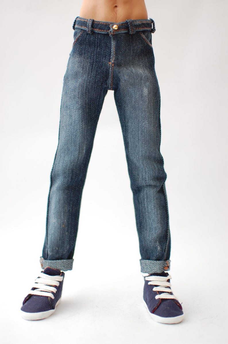 Classic Jeans Pants for 1/4 Scale Doll Msd Fashion Boys Men Matt Etsy