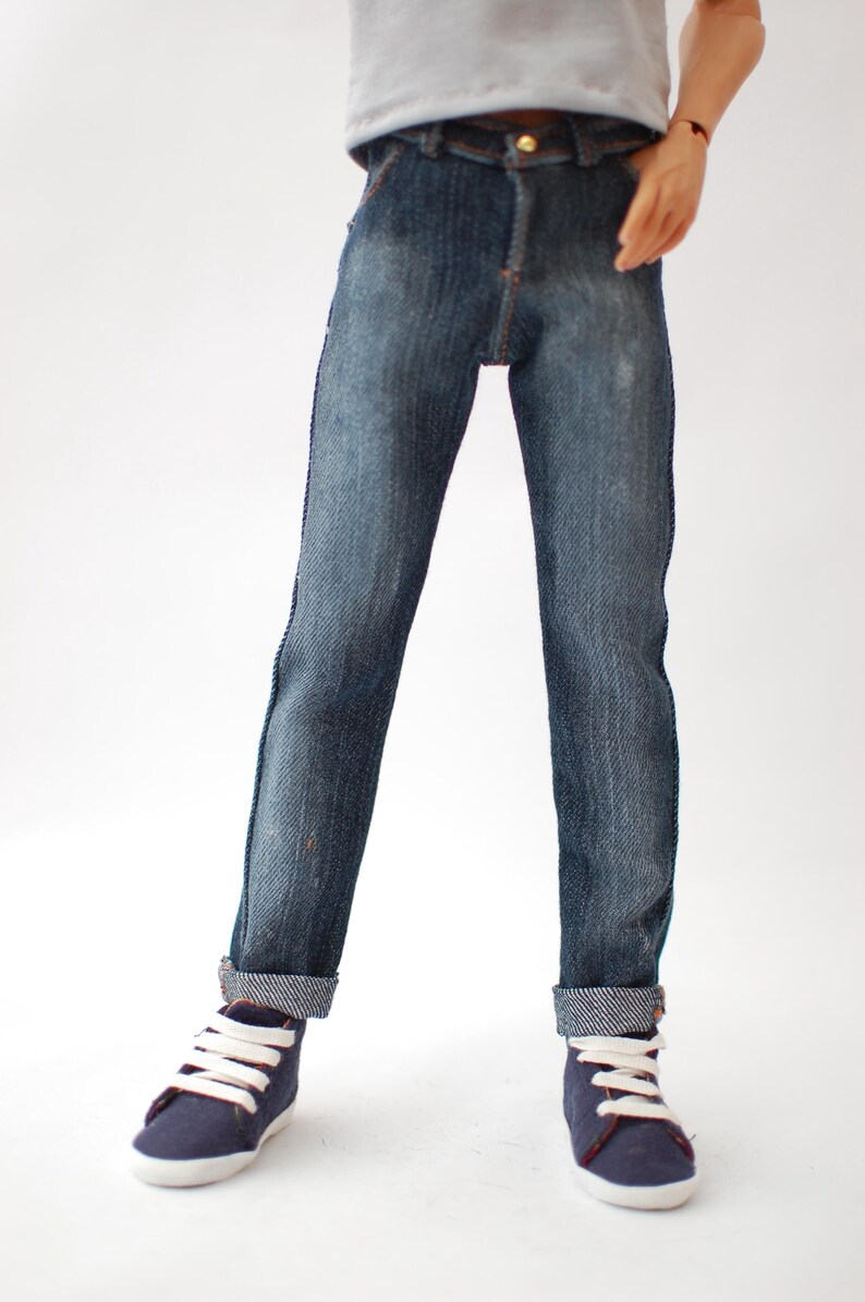 Classic Jeans Pants for 1/4 Scale Doll Msd Fashion Boys Men Matt Etsy