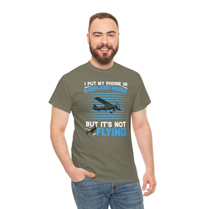 Airplane Mode Tee - Fun Travel T-Shirt, Unique Gift for Travelers, Aviation Shirt, Casual Wear, Vacation Apparel, Aviation Humor