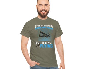 Airplane Mode Tee - Fun Travel T-Shirt, Unique Gift for Travelers, Aviation Shirt, Casual Wear, Vacation Apparel, Aviation Humor