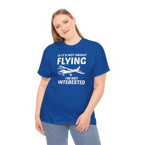 Flying Enthusiast Tee, Pilot Shirt, Aviation Gifts Unisex Cotton Top for Plane Lovers, Unique Flying Apparel, Pilot Gift, Aviation Tee