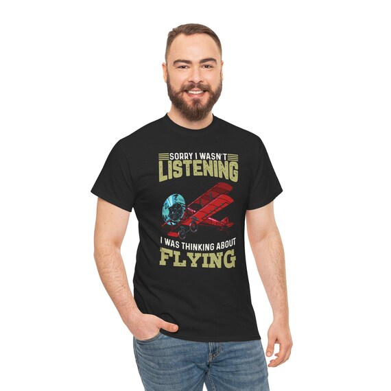 ヴィンテージ風の航空Tシャツ。パイロット、飛行機愛好家、パイロット