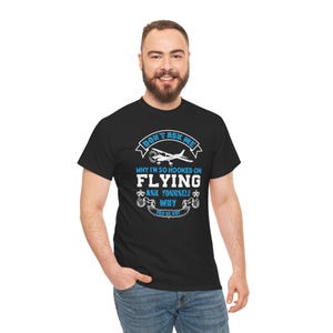 Pilot&#39;s Passion Tee, Flying Enthusiast Gift, Unisex Cotton T-Shirt, Aviation Lover Apparel, Aviation-themed T-Shirt, Pilot Gift