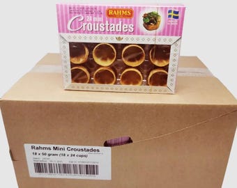 CASE DEAL - Rahms Mini Croustade Cups | 18 pack per case