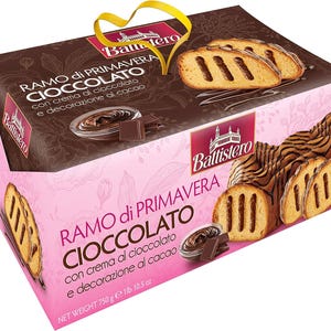 Gâteau de Pâques - Battistero Ramo di Primavera Gâteau italien fourré à la crème au chocolat 750 g