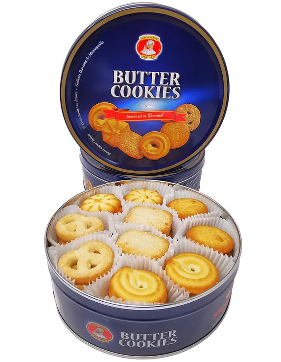 Danish Butter Cookies Keks Dose 454g - Made in Dänemark