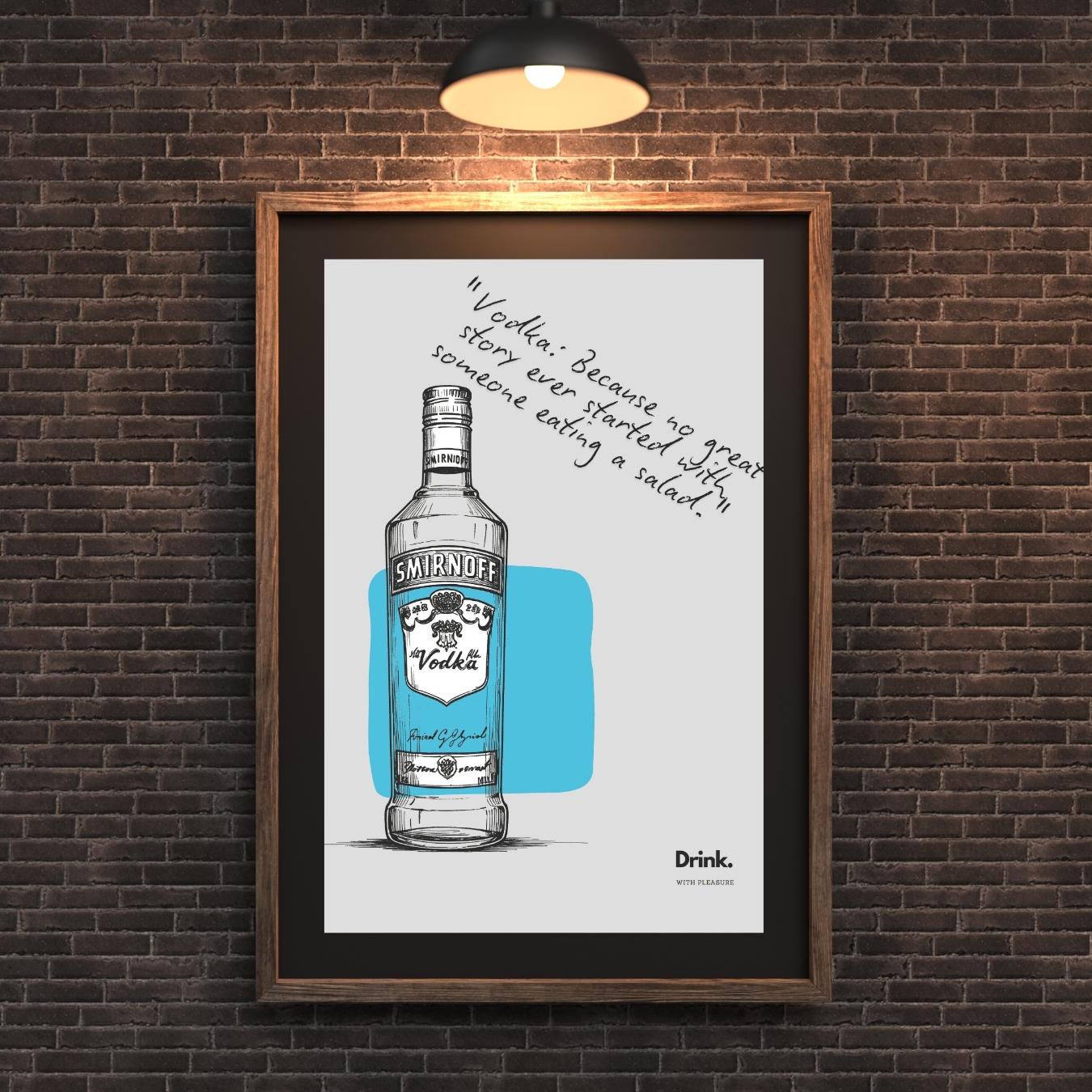 Smirnoff poster - Etsy 日本