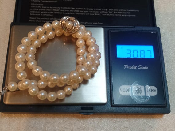 TASAKI アコヤ真珠ネックレス 7mm - 43cm - シルバーフローラル 
