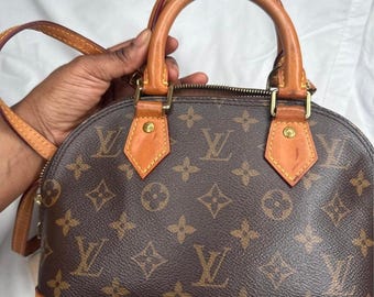 Louis Vuitton Vernis Monogram Houston Bag in Apple Green
