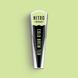 Nitro Cold Brew Tea aluminium tap handle