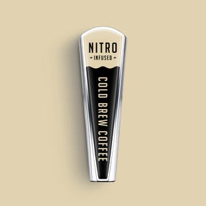 Nitro Cold Brew Coffee aluminium tap handle