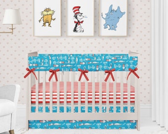 Dr Seuss Crib Bedding Etsy