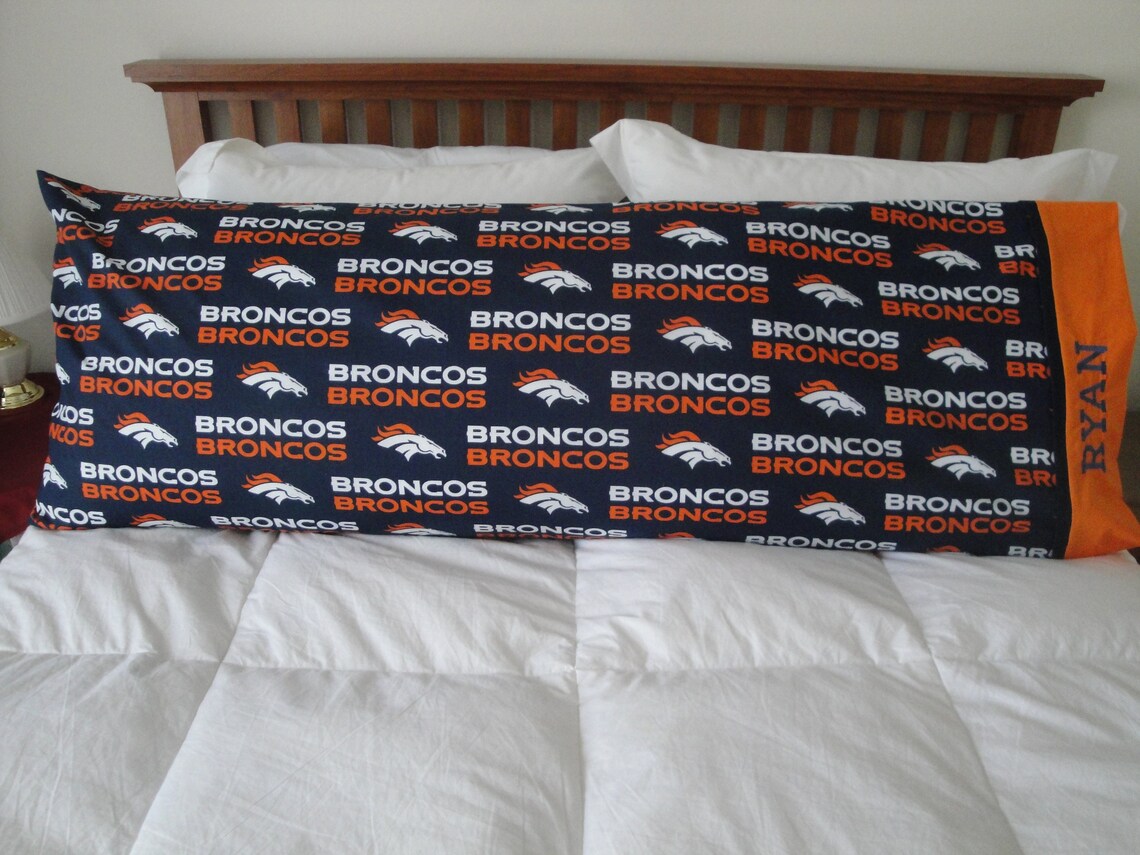 Personalized NFL Broncos Body Pillowcase or You Choose Team Etsy