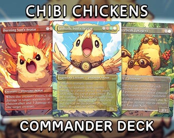 Chibi Chickens / Dino - Proxy EDH Deck