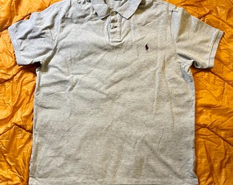 Ralph Lauren Polo Gray Shirt Custom Fit