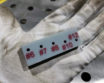 TIG/GTAW Tungsten Max Stick-Out Gauge