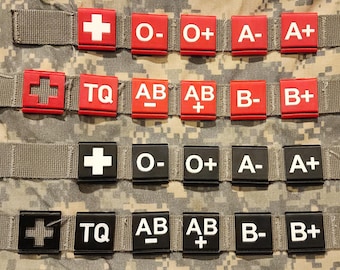 4 Pack of Molle Medical Pouch Markers
