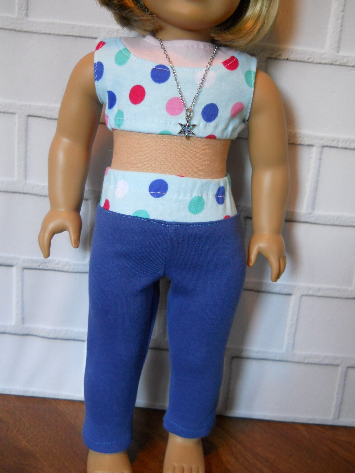 18 Doll Yoga Outfit to fit American Girl Our Generation Etsy