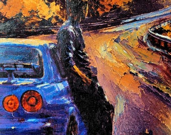 Limited A3 Print Paul Walker & Skyline 1-100