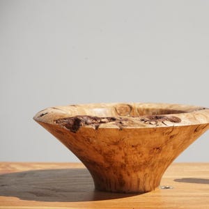 Cherry Burl Decorative Bowl