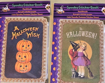 Spooky Sticker Book