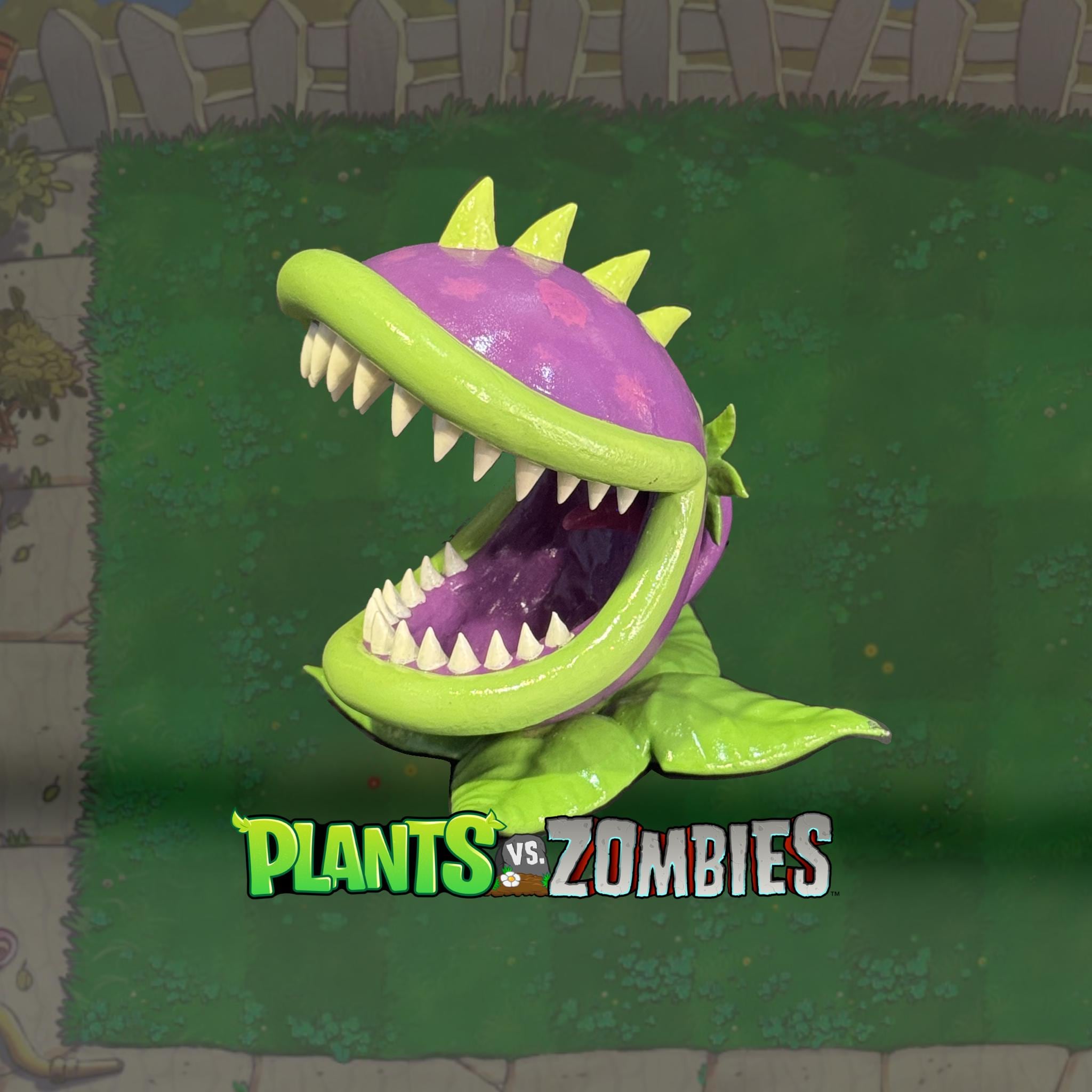 Chomper Pvz - 3D Printed Figure / Sculpture Plants Vs Zombies - Etsy