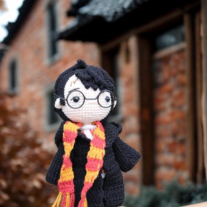 Zauberer Junge Häkelanleitung - PDF, Amigurumi Doll Anleitung, Magie-inspiriertes Spielzeug DIY