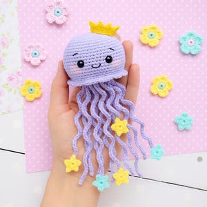 Crochet Jellyfish Pattern: Amigurumi Plush Toy (PDF Pattern)