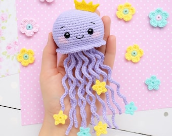 Crochet Jellyfish Pattern: Amigurumi Plush Toy (PDF Pattern)