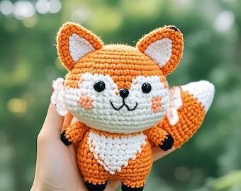 Amigurumi Fox Crochet Pattern: DIY Plush Toy (PDF Pattern)