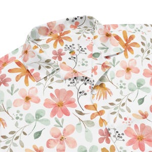 Floral Wind - Unisex button shirt
