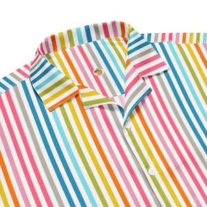 Colored Parallel - Unisex button shirt