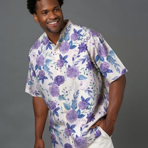 Violet Dream - Unisex button shirt