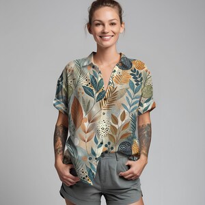 Garden - Unisex button shirt