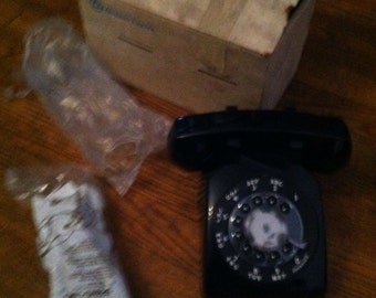 Vintage black telephone western electric