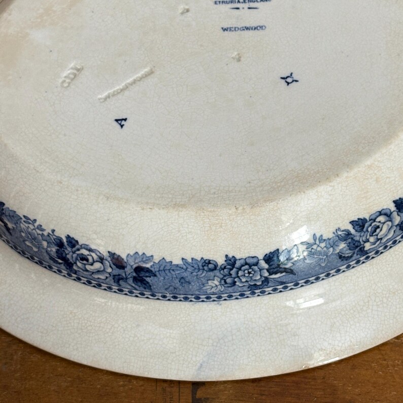 Antique Wedgwood Etruria “landscape” Serving Bowl Early 20th Century