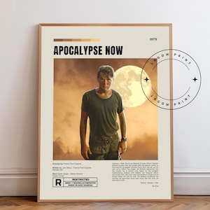 Apocalypse Now poster, klassieke oorlogsfilm kunst aan de muur, Francis Ford Coppola film print, vintage bioscoop decor, cultfilm artwork