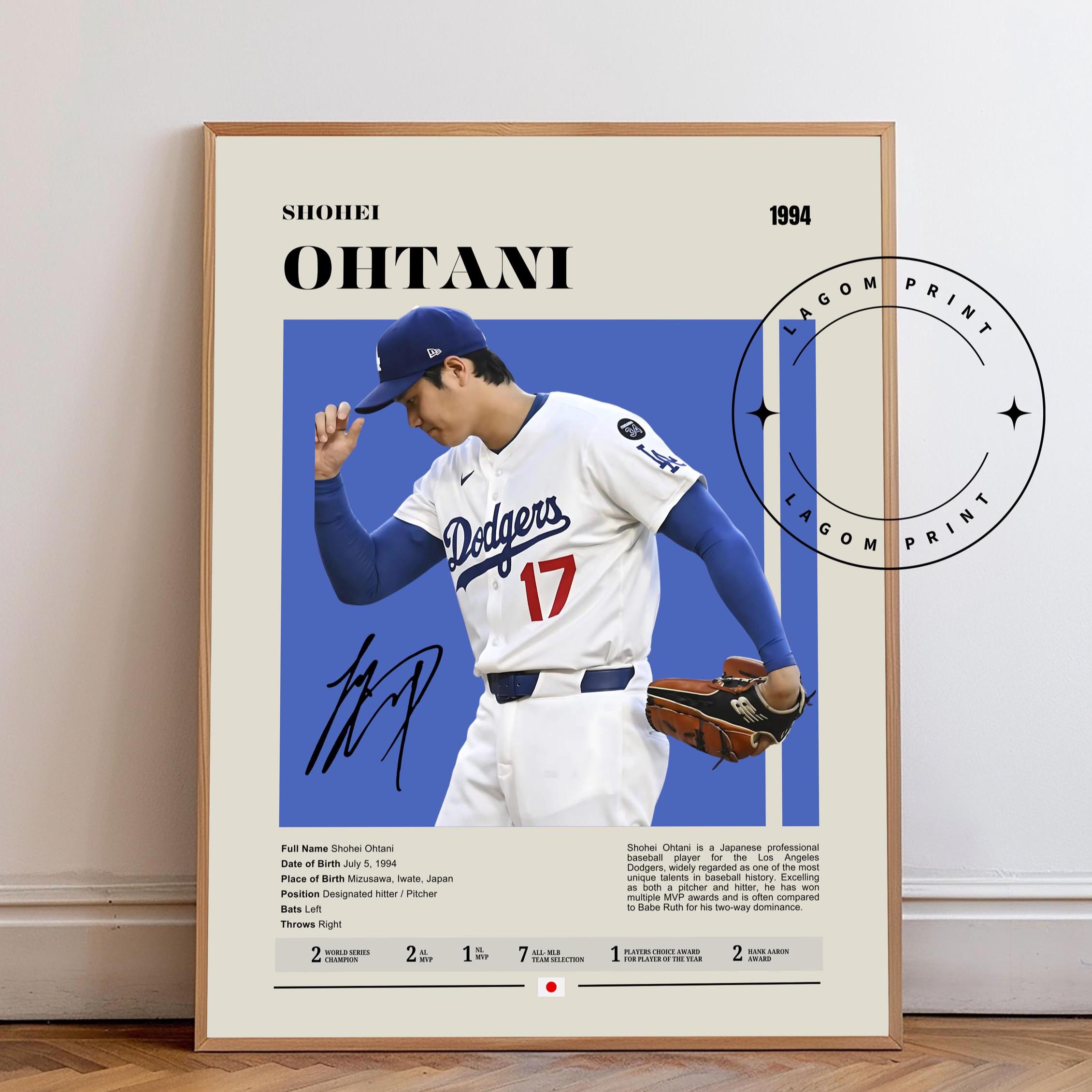 Shohei Ohtani Poster - Etsy Canada