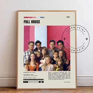 Full House Poster: 90s Sitcom TV Show Art Print