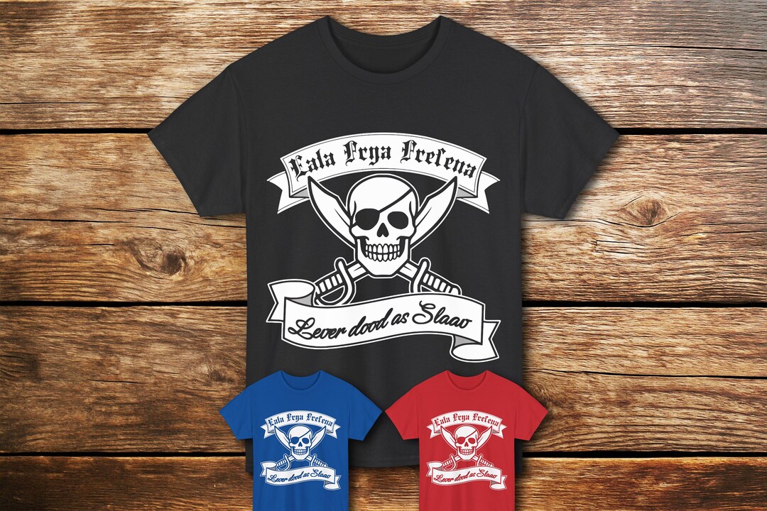 Pirate Shirt - Jolly Roger - Skull and Crossbones - East Frisia - Eala ...