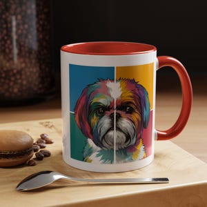 Shih Tzu Coffee Mug: Pop Art Dog Lover Gift