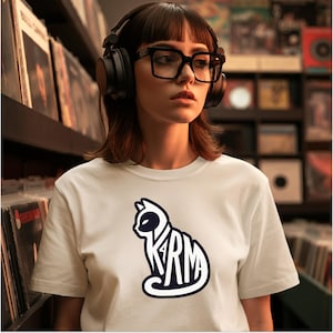 Karma Cat T-Shirt: Soft Cotton Unisex Tee, Cat Lover Gift