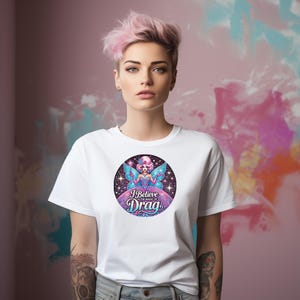 Drag Fairy Godmother T-shirt: LGBTQ+ Pride Tee