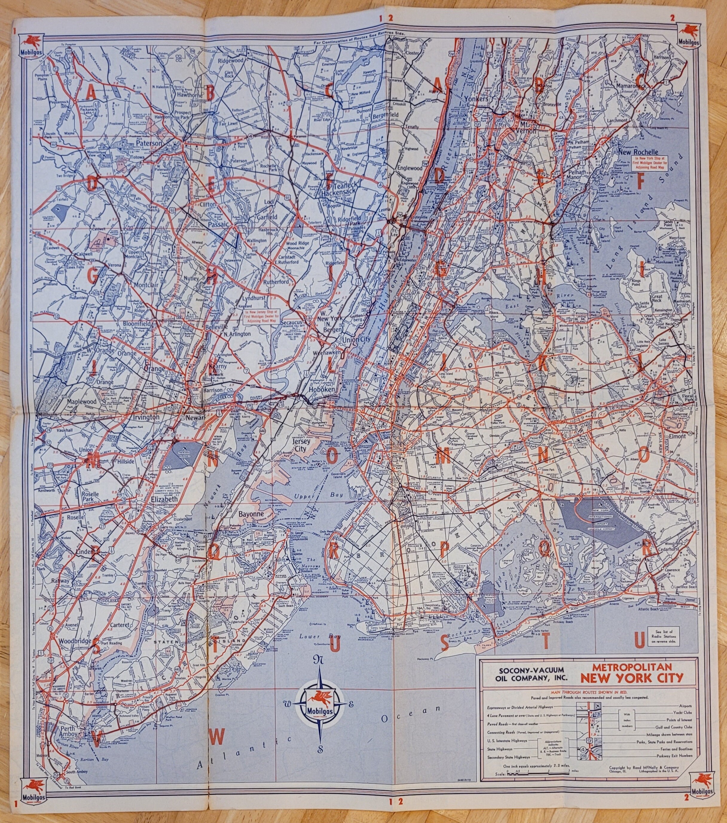 Vintage Map of New York City and Westchester and Putnam Counties, NY - Etsy