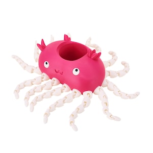 E. coli Planter – Cute Articulated Leg Plant Pot, Science-Inspired Succulent Holder, Geeky Home Décor