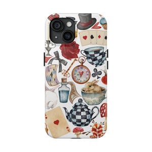 Alice in Wonderland Phone Case - Whimsical Mad Hatter Design